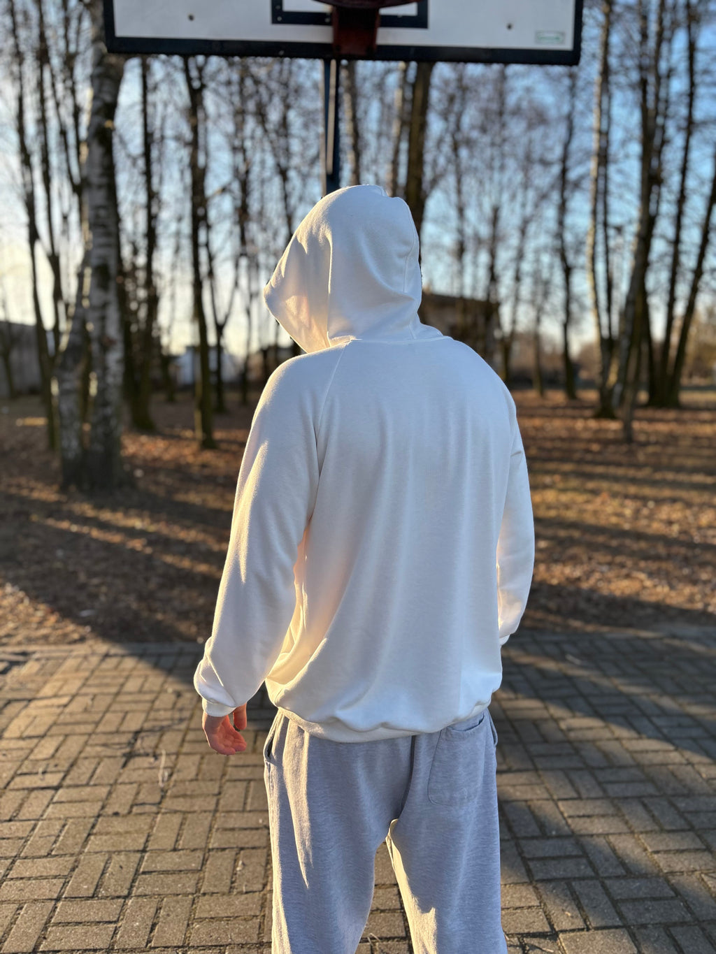 ZBADY bluza LOGO 0.2 (white) oversize
